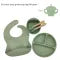 🧸 PandaGrip Set – סט האכלה מסיליקון שלא זז מהשולחן ומשנה את כל חוויית הארוחה של התינוק
