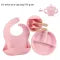 🧸 PandaGrip Set – סט האכלה מסיליקון שלא זז מהשולחן ומשנה את כל חוויית הארוחה של התינוק