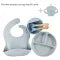 🧸 PandaGrip Set – סט האכלה מסיליקון שלא זז מהשולחן ומשנה את כל חוויית הארוחה של התינוק