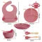 🧸 PandaGrip Set – סט האכלה מסיליקון שלא זז מהשולחן ומשנה את כל חוויית הארוחה של התינוק